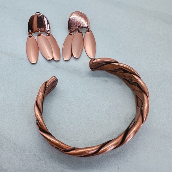 Vintage Jewelry - Copper jewelry set